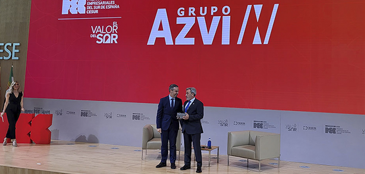 Grupo Azvi recibe el Premio PEC a la Mejor Empresa Embajadora del su de España